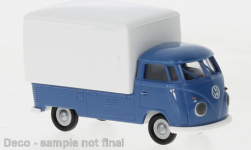 Brekina 32857 - H0 - VW T1b Großraum-Koffer - blau/weiß